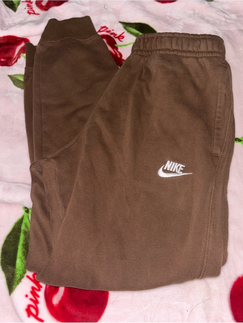 brown nike joggers